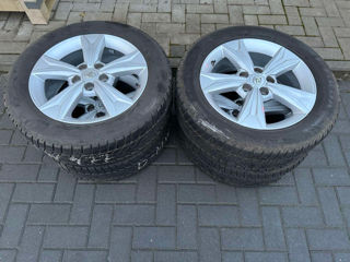 Jante R 17 cu anvelope de iarna Fulda 215/60 R17 foto 2