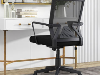 Scaun de birou ergonomic cu suport lombar