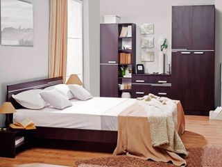 Dormitor Ambianta Bravo (Wenge) Livrare gratuită! foto 1