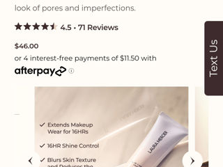 База под макияж Laura Mercier Pure Canvas Primer. Blurring. Оригинал. foto 4