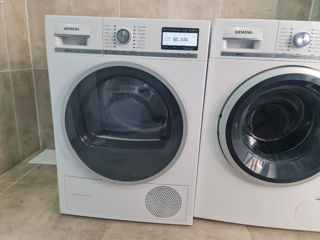 Siemens IQ800 set, masina de spalat si de uscat stare buna foto 3