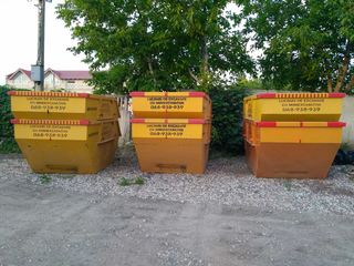 Evacuarea gunoiului deseurilor din constructii containere 8m3 "Skippy" SRL foto 1