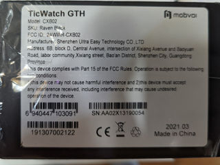 Умные часы Ticwatch GTH smartwatch foto 6