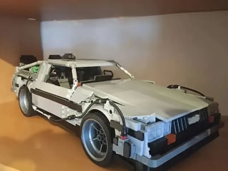 Конструктор Назад в Будущее De Lorean 2716 Деталей