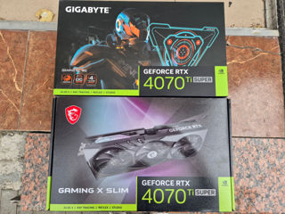 Gigabyte RTX 4070 TI Super Gaming OC 16GB,MSI RTX 4070 TI Super Gaming X Slim 16GB ,Noi - 18000 Lei