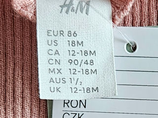 Set H&M pentru fetiță 12-18 luni, noua foto 2