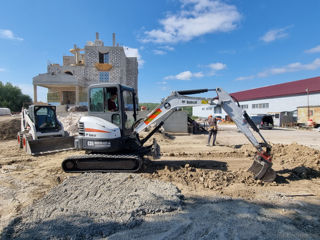 Servicii miniexcavator excavator Bobcat foto 1