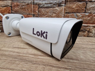 LOKI Set 4 Camere 5 Megapixeli Color Noaptea Microfon Difuzor DS500EXT30 foto 4