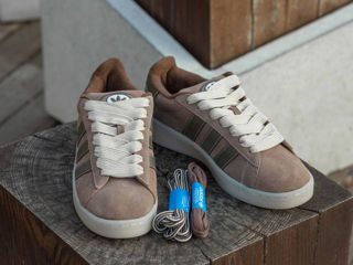 Adidas Campus Brown/Khaki Unisex foto 2