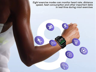 Smart Watch Смарт-часы, фитнес-трекер с экраном Ultra Retina 1,69 foto 4