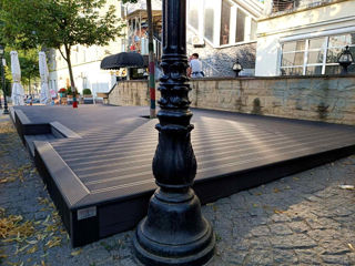 Pavarea pardosea terase, piscine cu decking WPC! Покрытие террас, бассейнов дэкинг ДПК! foto 9