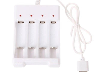 Usb 4 Slots Fast Charger For Rechargeable Battery