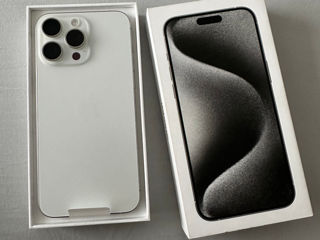 Vind iPhone 15 Pro Max 256Gb White Titanium , Nou , Nefolosit, Garantie 1 An foto 3