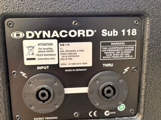 Dynacord d-lite 118 sub foto 5