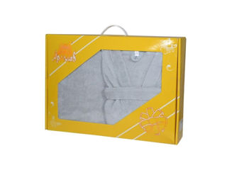 Подарочный мужской набор:махровый халат и два больших полотенца ,завод Ярослав foto 4