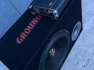 Subwoofer GroundZero+amplificator foto 4