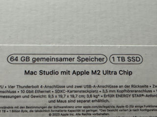 Mac Studio Apple M2 Ultra 64/1T foto 6