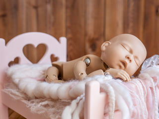 Реквизит для съемки новорожденных Кроватки для новорожденных Newborn photo prop pentru nou-născuți foto 6