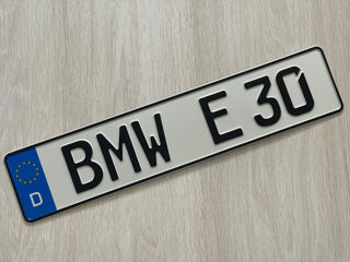Номерные знаки BMW Germany BMW M3 ,M5,e34,e36,e28,e30,e21,e39,e38 и др. foto 5