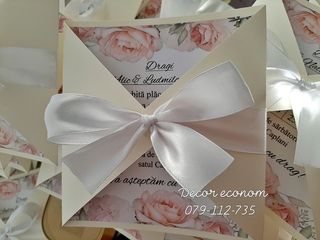 Invitatie si plic pentru nunta foto 8