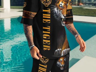 Urgent. Costum, tricou și pantaloni scurți. Mărimea L. Nou. foto 1