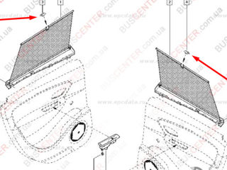 крюк солнцезащитной шторки Renault Scenic 3 foto 4