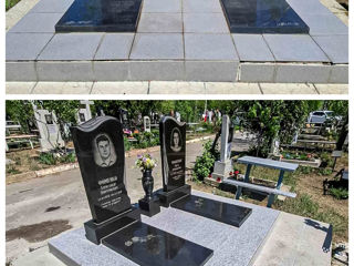 Repararea și restaurarea fundațiilor pietrelor funerare: turnare, consolidare, curățare, placare foto 9