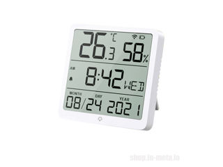 228Z Temperature and humidity sensor Tuya ZigBee Smart, Tuya Zigbee senzor de temperatura si umidita foto 4