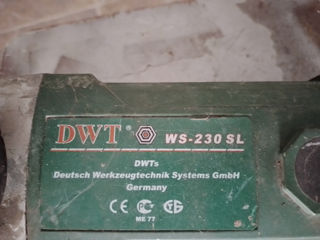 Продам болгарку б/у DWT ws 230 sl foto 2