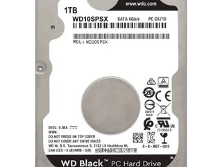 Жесткий диск Western Digital WD Black, 2.5"/7 мм, 1 ТБ