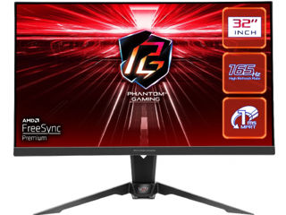 31.5" ASRock VA LED PG32QF2B Gaming Monitor Black