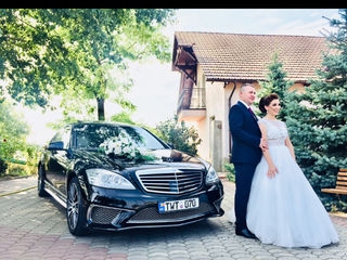 Mercedes-benz S-class, alb/negru auto pentru Nunta ta!!! 109€/zi foto 2
