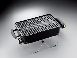 Weber Go-Anywhere black grill portabil pe carbuni gaz foto 4