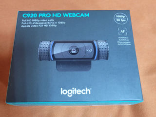Новая Logitech C920 Pro HD / 1080P/30 Fps,15 Mp, Autofocus, Glass Lens, Stereo Mic foto 4