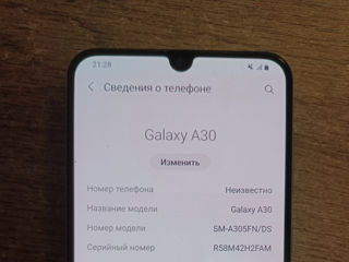 Vînd telefon Samsung Galaxy A30 foto 2