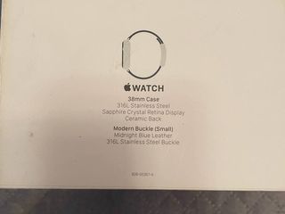 Apple Watch 38mm Stainless Steel Modern blue Buckle - 1600 Lei foto 5