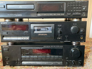 Sony resiever STR-GX311 - 1590lei, Sony Disc Player CDP-211- 900lei,  Sony TC-K461S - 1300lei foto 1