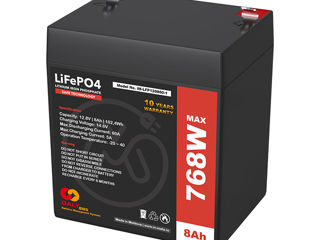 Battery LiFePO4 (LFP) 12,8V 8A DALY BMS 128W 192W 256W 384W 768W foto 5
