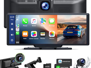 Ecran Wireless CarPlay Android Auto 9 inch foto 0