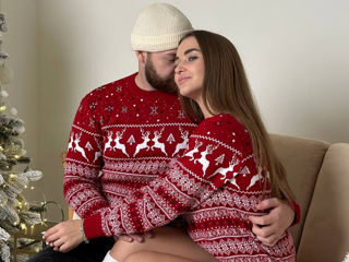 Pinkshop md-magazin online, pulover cu tematica de sărbători, AnulNou2025, Merry Chrismas, fericire foto 8