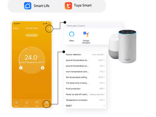 Termostat smart , wi-fi control din aplicatie. Термостат wifi foto 7