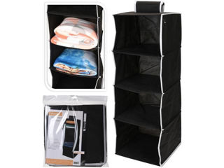 Organizator Suspendabil Storage 4 Sectii, 30X30X84Cm