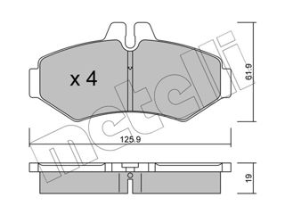 Тормозные колодки SCT GERMANY SP 233 PR foto 4