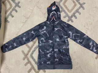 Bape shark camo full zip foto 2