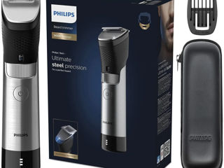 Электрический триммер для бороды и щетины Philips BT 9810 9000 series prestige wet & dry