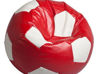 Fotoliu-sac Minge Fotbal Bean-bag "FootBall BIG" Black&White Relaxtime foto 2