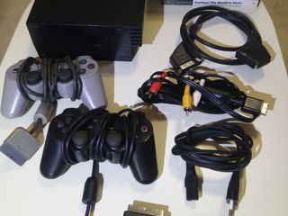 Playstation 2 FAT + 2 Gamepaduri + Memory card(8 jocuri)+13 discuri + toate cablurile!!! foto 10