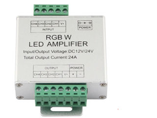 Amplificator RGBW 12-24v 24a 288w (24a 288w), pentru bandă LED foto 2