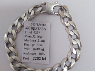 Bratara Argint 925 * ,Marimea 21 cm ,2252 Lei foto 1