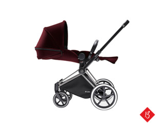 Nou! Cybex Priam Lux Platinum Carucior sport cu scaun auto Aton M - Hot n Spicy Red foto 4